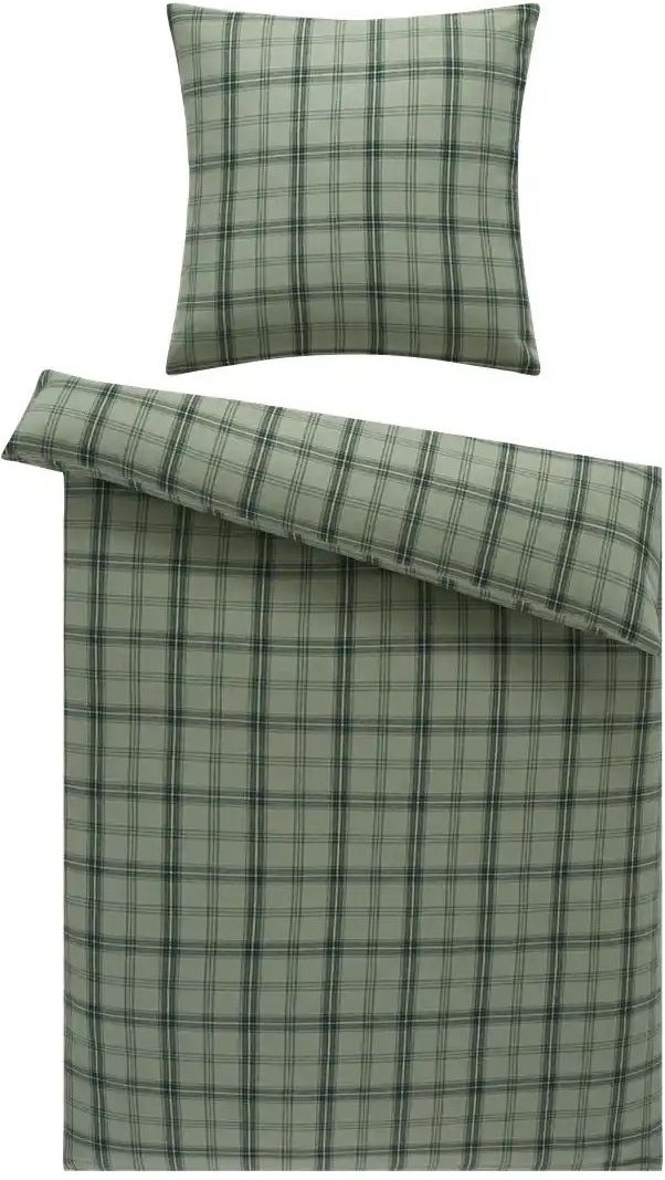 como Biber Bettwäsche Tartan ¦ grün ¦ Maße (cm): B: 135 Weihnachten - Höffner