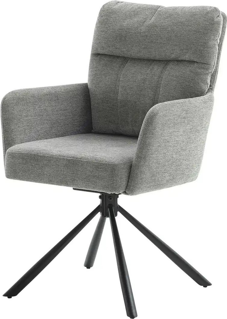 Esszimmerstuhl Umi ¦ grau ¦ Maße (cm): B: 63 H: 86 T: 57.7 Stühle > Esszimmerstühle > Esszimmerstühle mit Armlehnen - H...