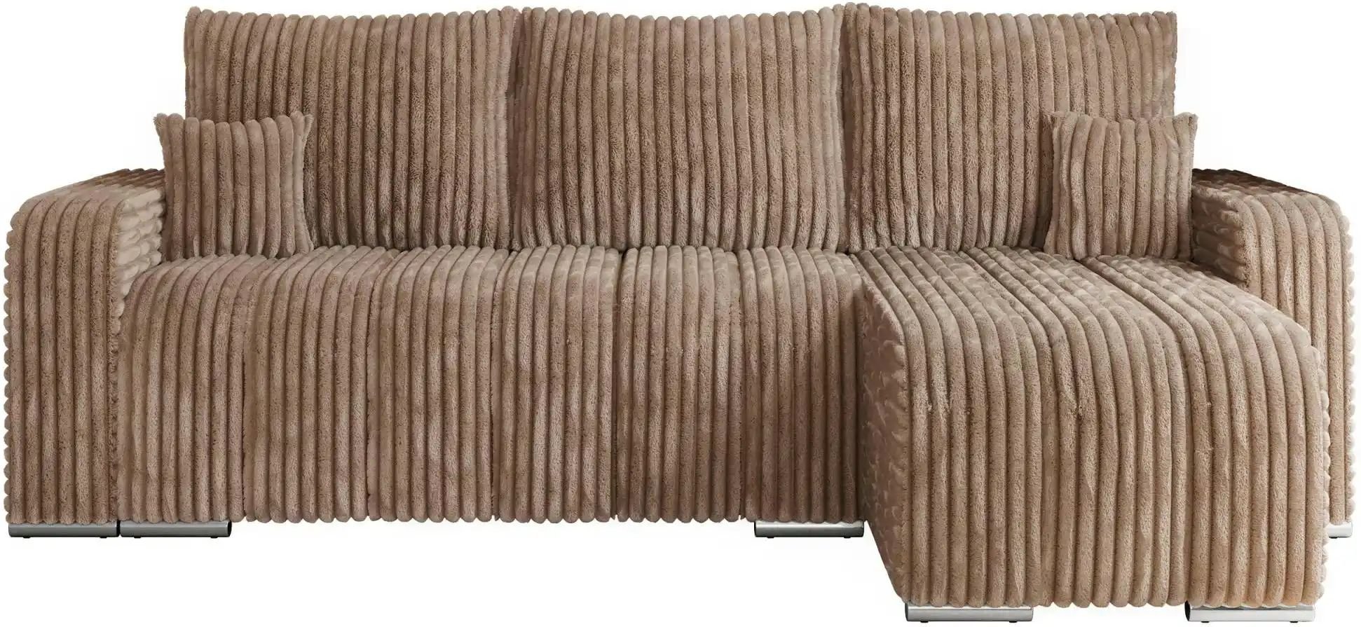 Ecksofa mit Schlaffunktion Kirasso ¦ braun ¦ Maße (cm): B: 245 H: 86 Polstermöbel > Sofas > Ecksofas - Höffner
