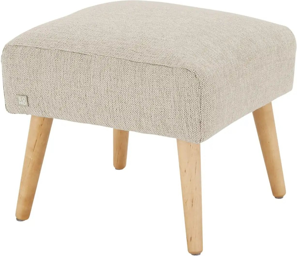 SOHO Polsterhocker Jolyn ¦ beige ¦ Maße (cm): B: 49 H: 45 T: 49.0 Polstermöbel > Hocker - Höffner