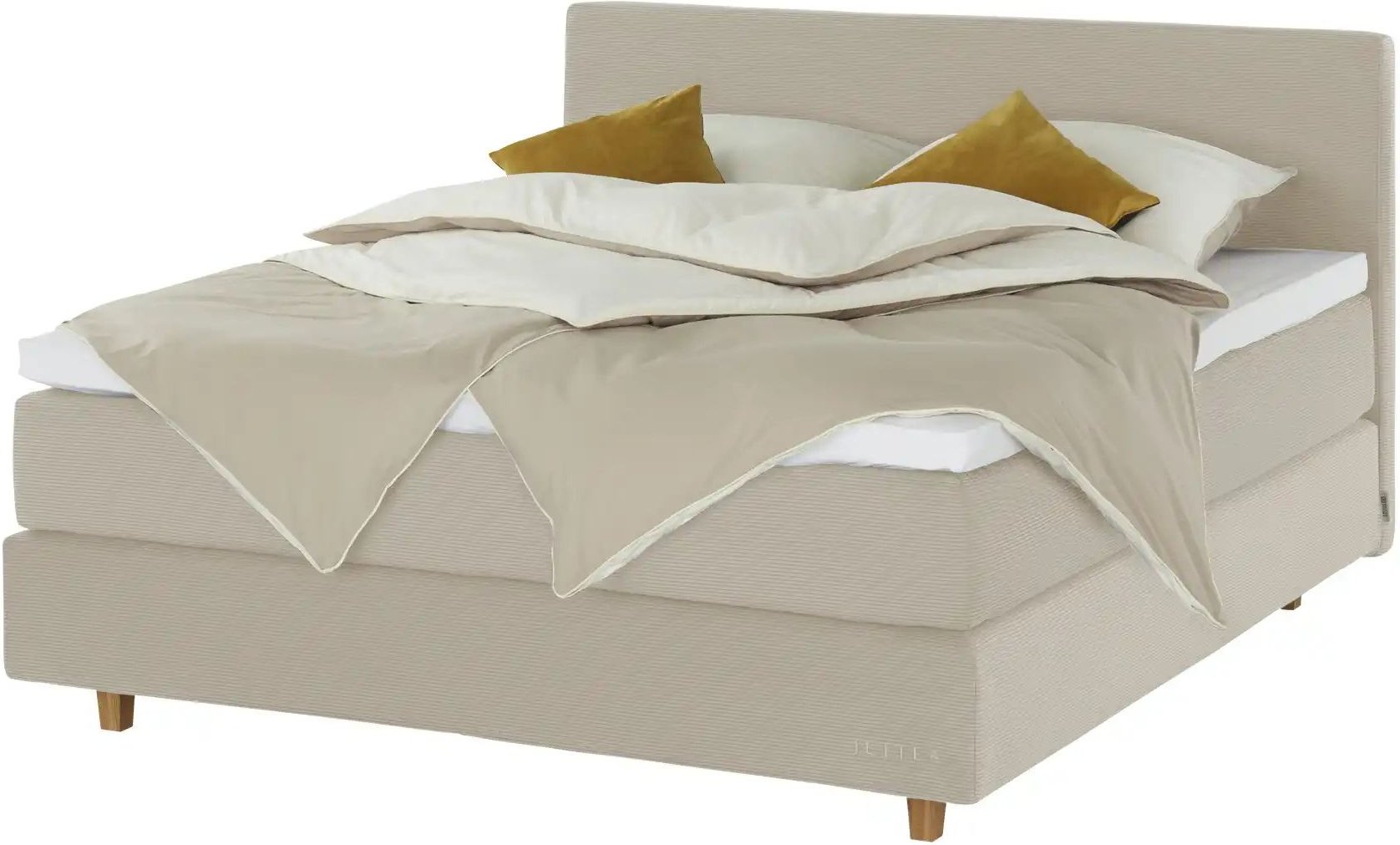 Jette Home Boxspringbett Jette Flex ¦ beige ¦ Maße (cm): B: 185 H: 110,5 Betten > Boxspringbetten - Höffner