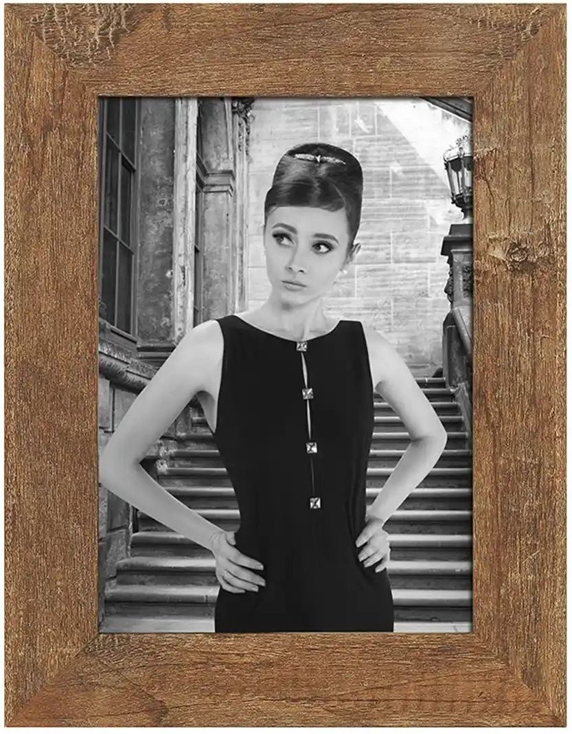 Bilderrahmen 13x18 cm Hollywood ¦ holzfarben ¦ Massivholz ¦ Maße (cm): B: 18 H: 23 T: 1.5 Accessoires > Bilderrahmen - ...