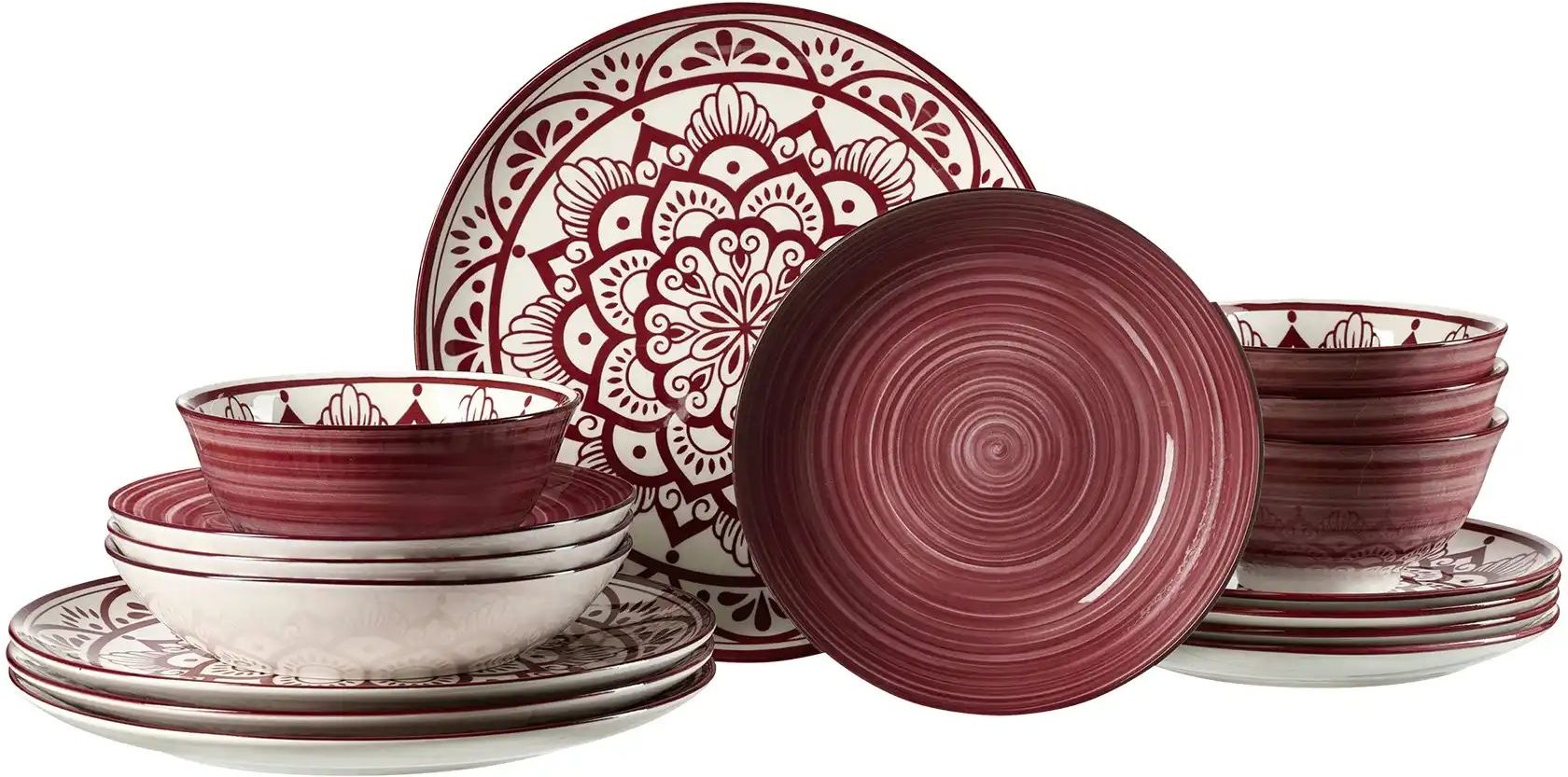 Ritzenhoff & Breker Tafelservice 16-tlg. Doha ¦ Porzellan ¦ Maße (cm): B: 30 H: 30 Geschirr > Geschirrsets > Tafelservi...