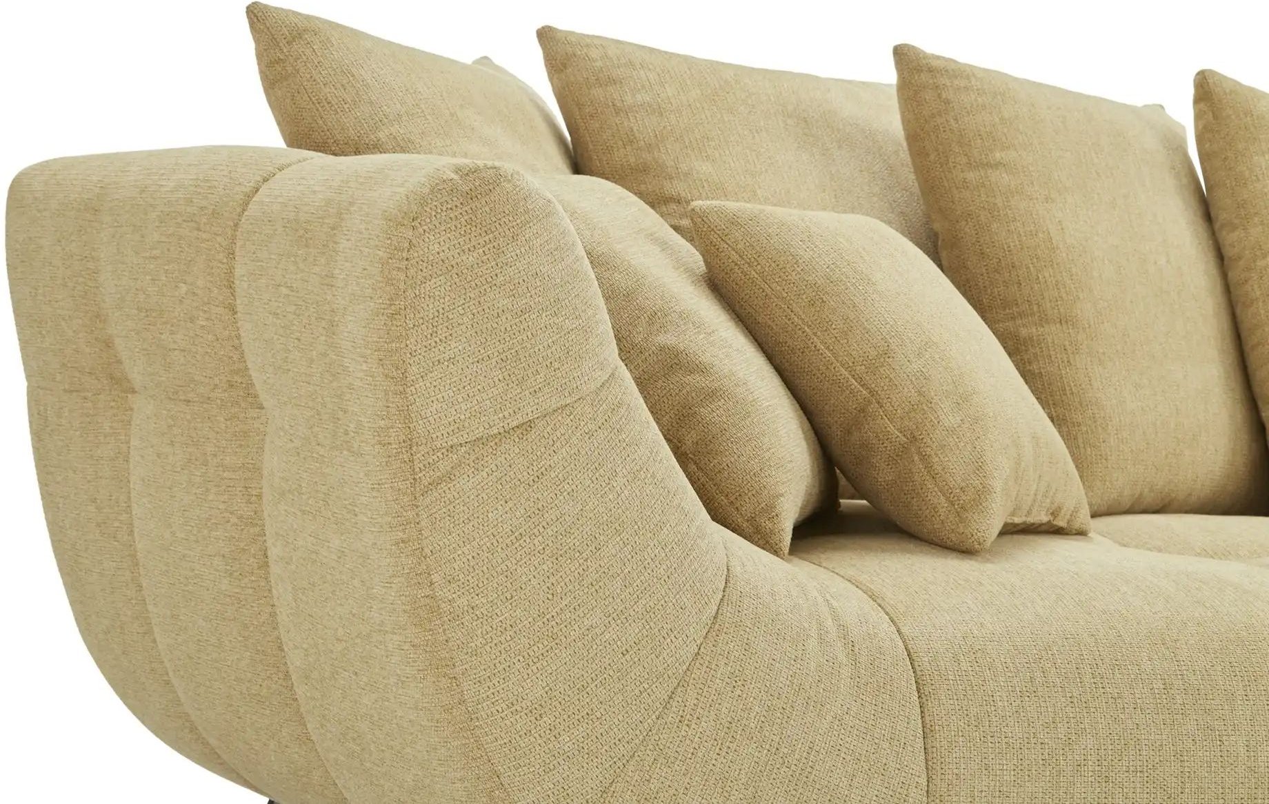 bobb Ecksofa Bellani III ¦ gelb ¦ Maße (cm): B: 279 H: 98 T: 192.0 Polstermöbel > Sofas > 3-Sitzer - Höffner