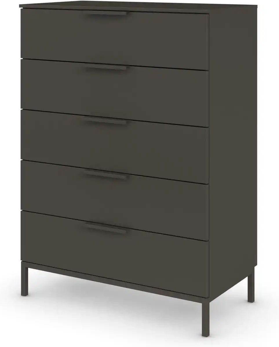 Kommode Frome ¦ schwarz ¦ Maße (cm): B: 80 H: 111 Kommoden & Sideboards > Kommoden - Höffner