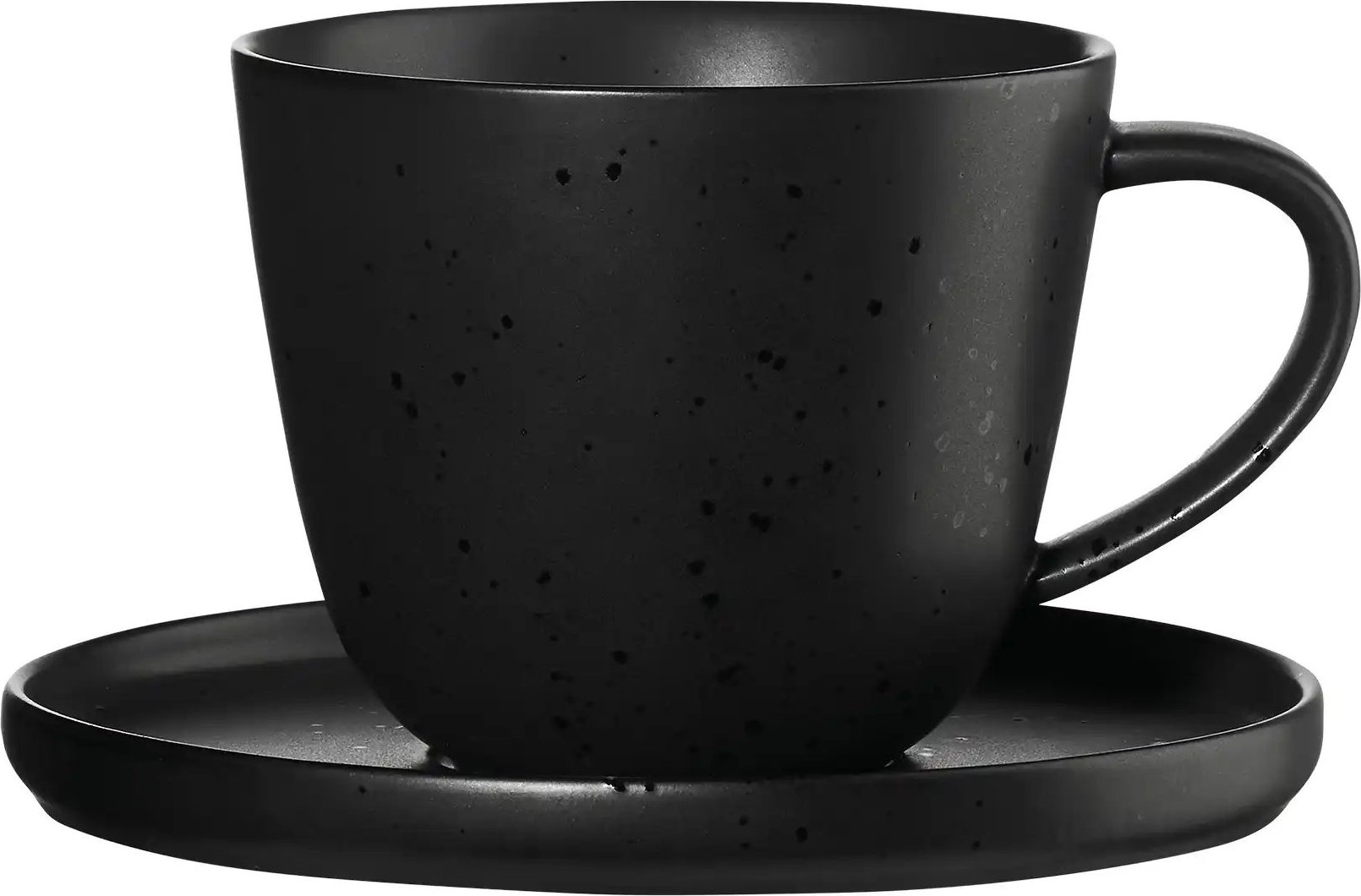 ASA SELECTION Kaffeetasse mit Untertasse Kuro ¦ schwarz ¦ Maße (cm): H: 7,2 Ø: 8.9 Geschirr > Einzelgeschirrteile - Hö...