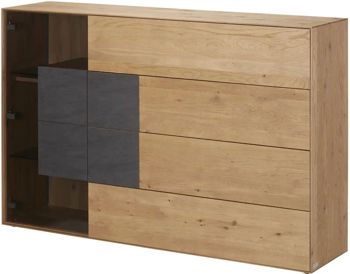 Thumbnail - Wohnwert Highboard Ardesia ¦ holzfarben ¦ Maße (cm): B: 182 H: 115 T: 44.0 Kommoden & Sideboards > Highboards - Höffner