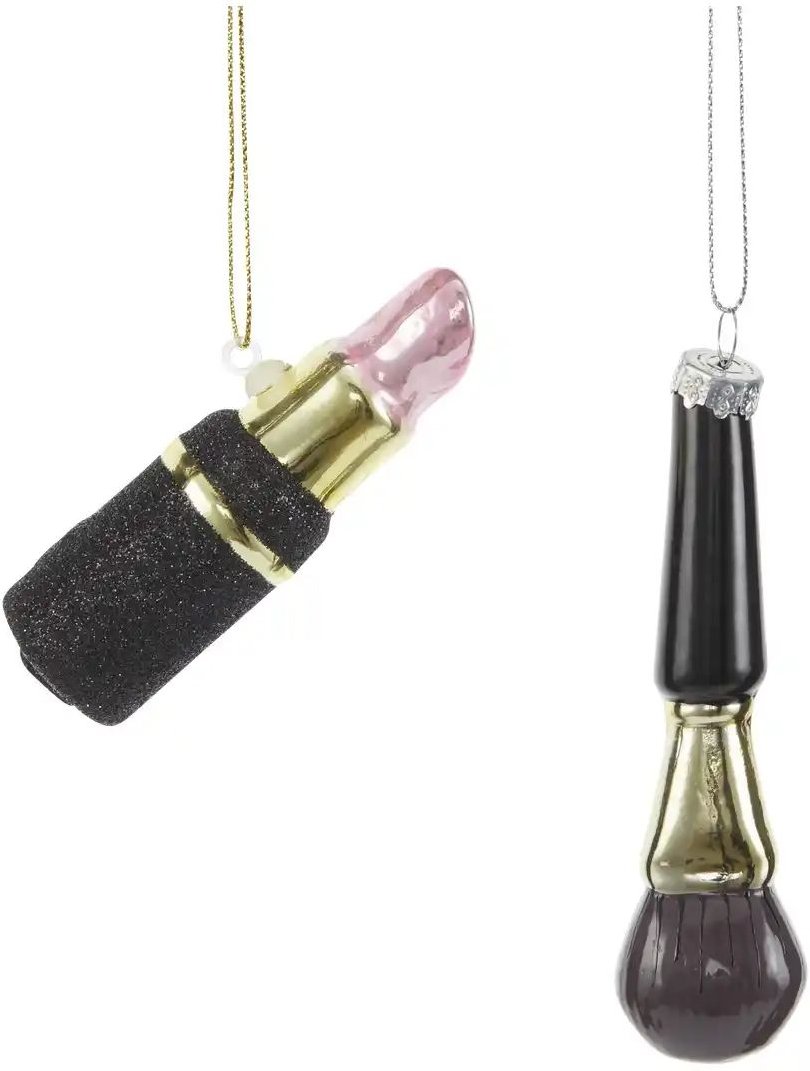 HOME STORY Weihnachtsbaumschmuck 2er Set ¦ Glas,Aluminium ¦ Maße (cm): B: 3 H: 10 T: 2.0 Weihnachten - Höffner