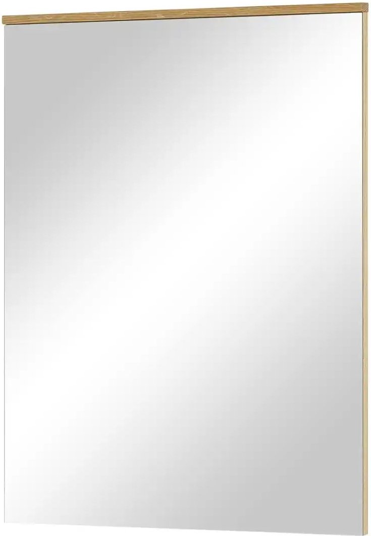 Wohnwert Spiegel 58 x 73 cm Valeo ¦ holzfarben ¦ Glas,Aluminium,Holzwerkstoff ¦ Maße (cm): B: 58 H: 73 T: 2.5 Garderoben...