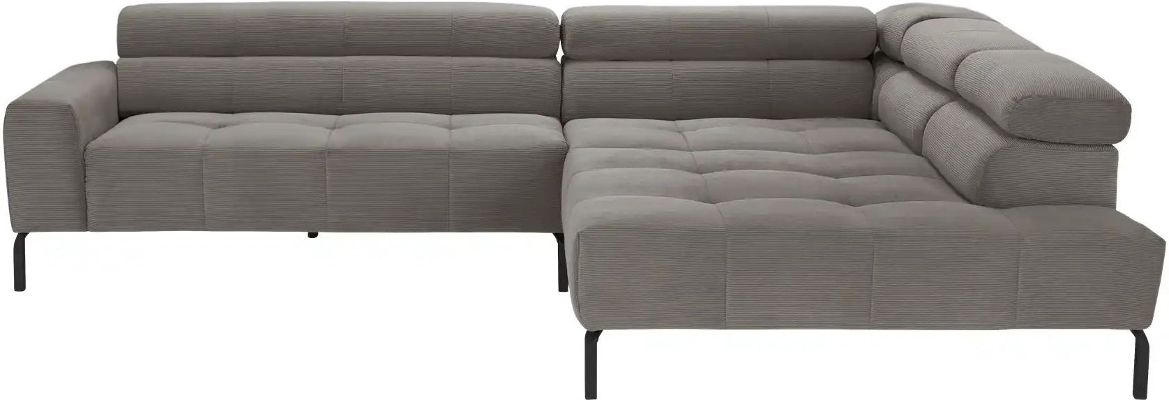Max Schelling Ecksofa verstellbare Kopfteile MS Verve ¦ grau ¦ Maße (cm): B: 311 H: 88 T: 219.0 Polstermöbel > Sofas > E...
