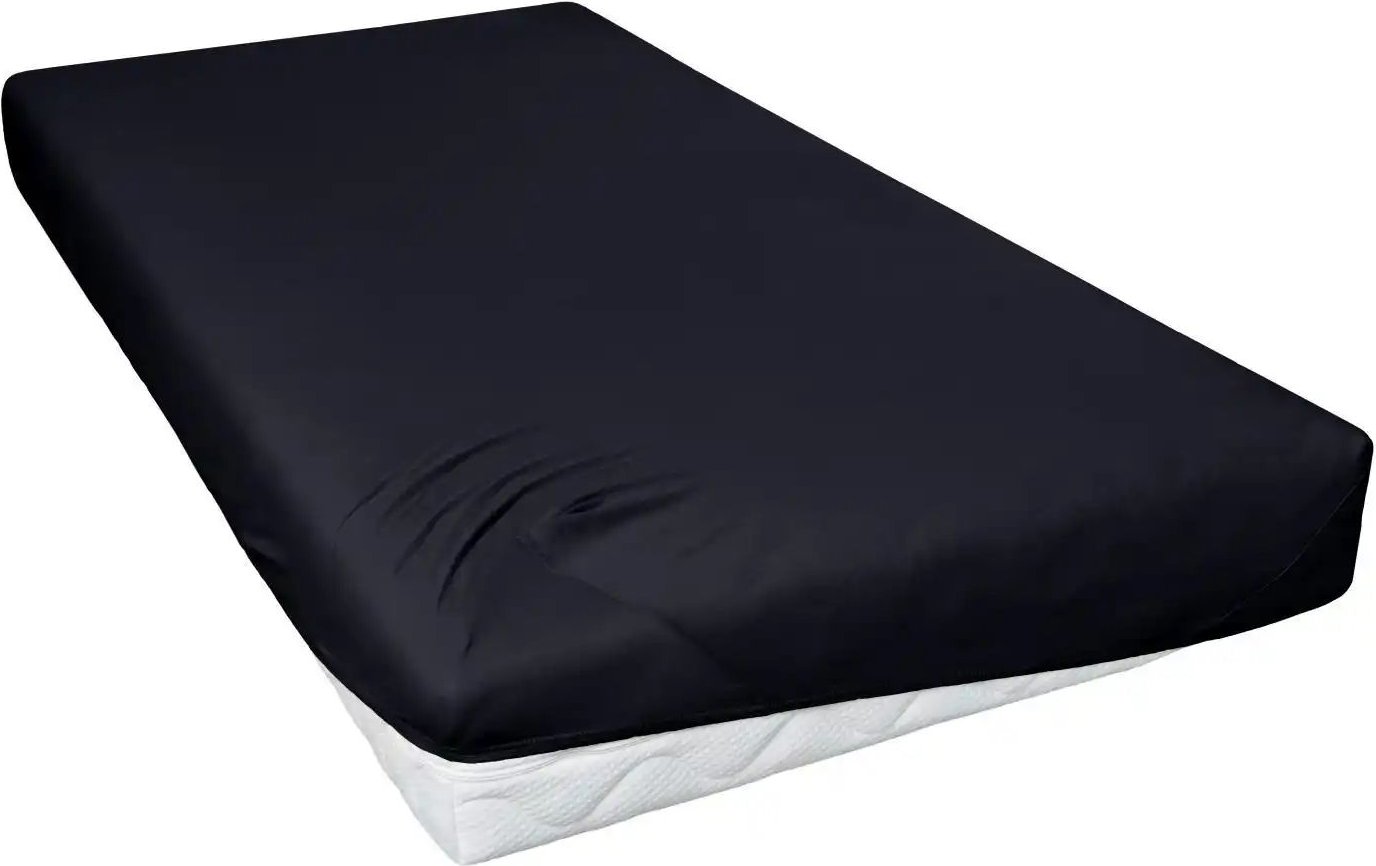 como Jersey-Spannbetttuch ¦ schwarz ¦ Maße (cm): B: 90 Bettwaren > Bettlaken - Höffner