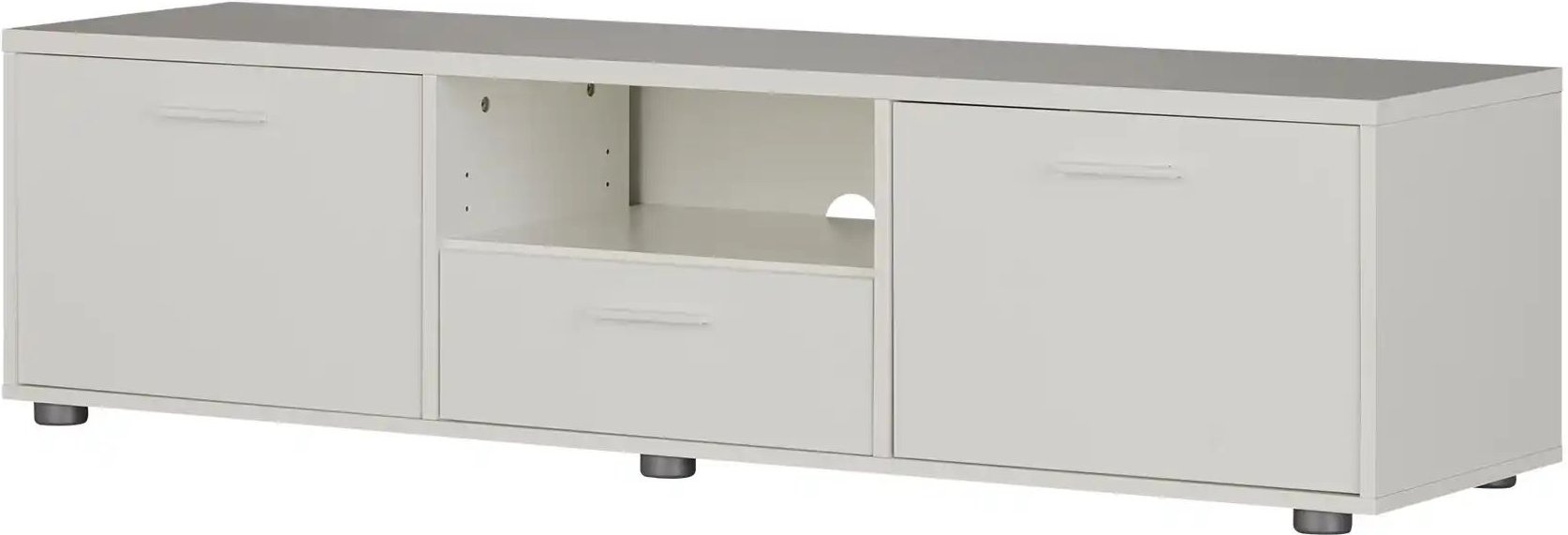 TV-Lowboard Trevi ¦ weiß ¦ Maße (cm): B: 147,2 H: 39,8 T: 38.4 Kommoden & Sideboards > TV Lowboards - Höffner