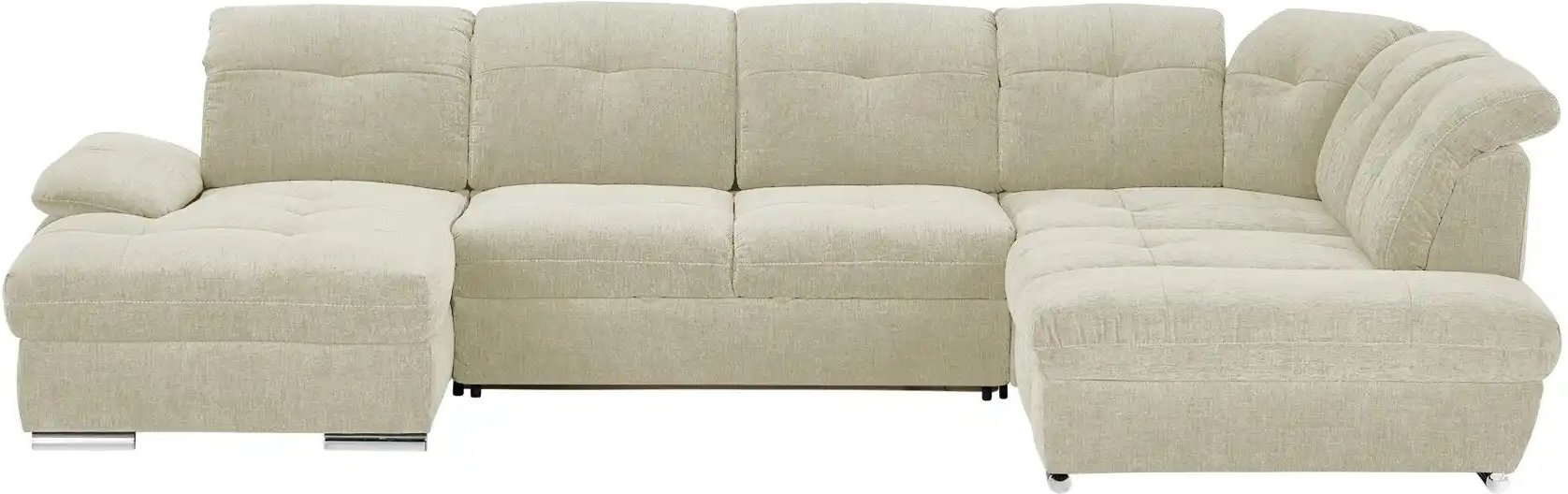 Wohnlandschaft  Gladys ¦ beige ¦ Maße (cm): B: 377 H: 103 T: 246.0 Polstermöbel > Sofas > Schlafsofas - Höffner