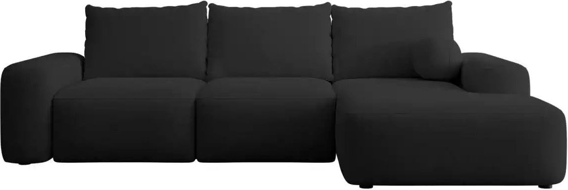 Selsey Ecksofa mit Schlaffunktion Carnos ¦ schwarz ¦ Maße (cm): B: 264 H: 82 Polstermöbel > Sofas > Ecksofas - Höffner