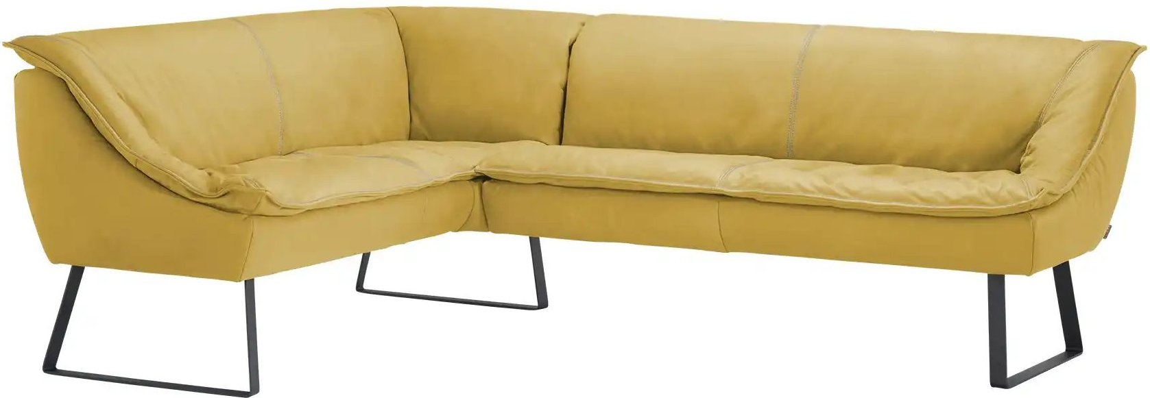 KOINOR Eckbank Leder Alino ¦ gelb ¦ Maße (cm): B: 283 H: 89 T: 192.0 Bänke > Eckbänke - Höffner