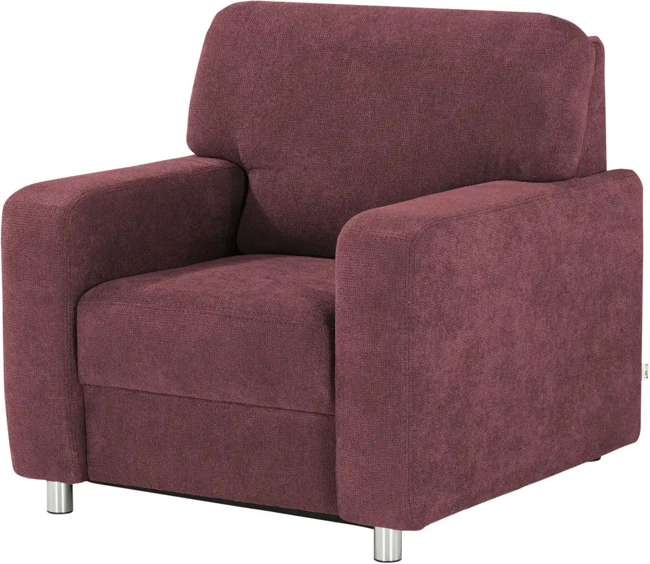 smart Sessel Valencia ¦ rot ¦ Maße (cm): B: 88 H: 90 T: 93.0 Polstermöbel > Sessel > Relaxsessel - Höffner