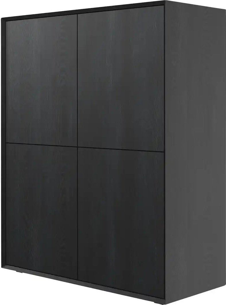 Highboard Stream ¦ schwarz ¦ Maße (cm): B: 100 H: 120 T: 43.0 Kommoden & Sideboards > Highboards - Höffner