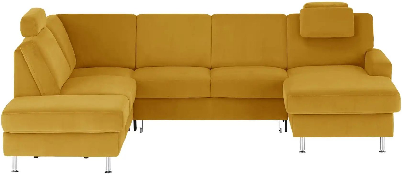 meinSofa Wohnlandschaft Mit verschiedenen Funktionen verfügbar Jana ¦ gelb ¦ Maße (cm): B: 309 H: 87 T: 235.0 Polstermöb...