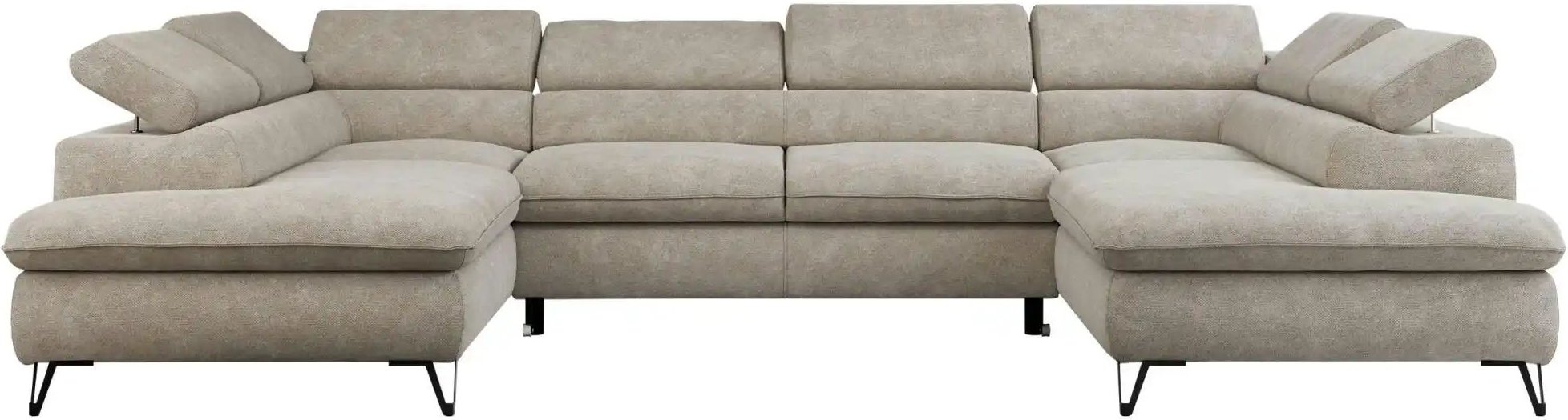 Wohnlandschaft Peter ¦ beige ¦ Maße (cm): B: 346 H: 76 Polstermöbel > Sofas > Wohnlandschaften - Höffner