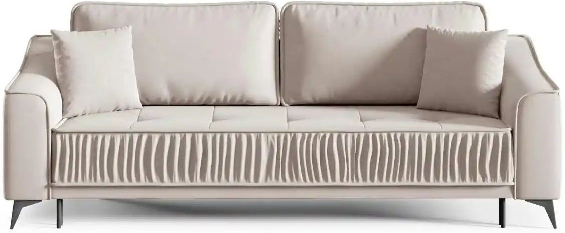 Selsey Schlafsofa Louisos ¦ beige ¦ Maße (cm): B: 249 H: 100 Polstermöbel > Sofas > 3-Sitzer - Höffner