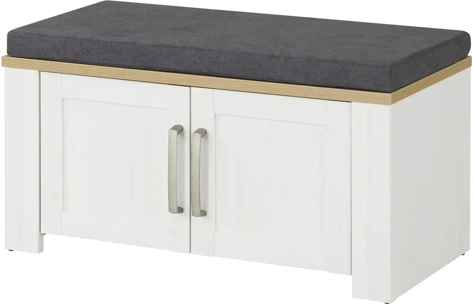 Garderobenbank Toneo ¦ weiß ¦ Maße (cm): B: 86,5 H: 45 T: 42.0 Bänke > Einzelbänke - Höffner