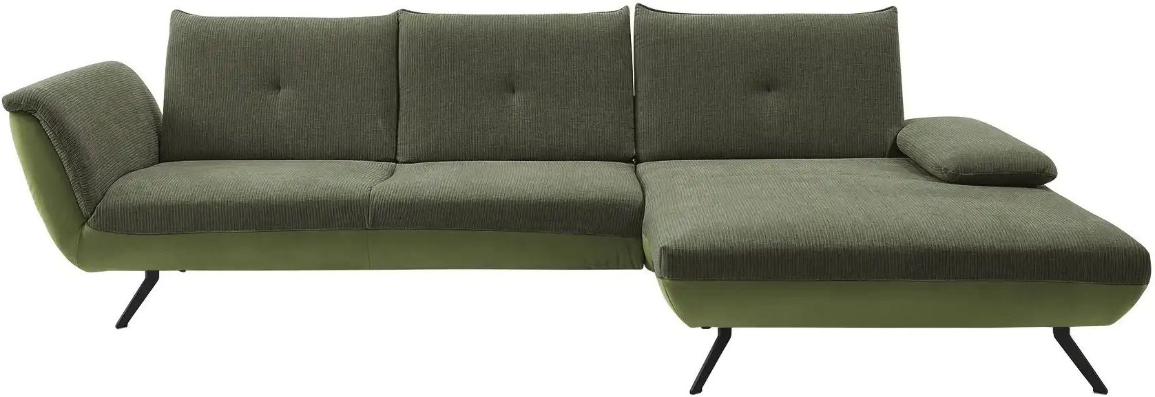 Ecksofa  Celine ¦ grün ¦ Maße (cm): B: 316 H: 90 T: 190.0 Polstermöbel > Sofas > Ecksofas - Höffner