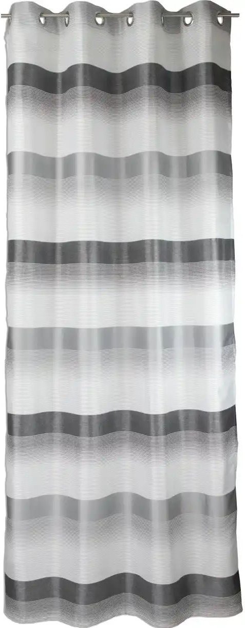 Ösenschal ¦ grau ¦ Synthetik ¦ Maße (cm): B: 140 H: 245 Gardinen & Rollos > Gardinen & Vorhänge > Schlaufenschals - Hö...