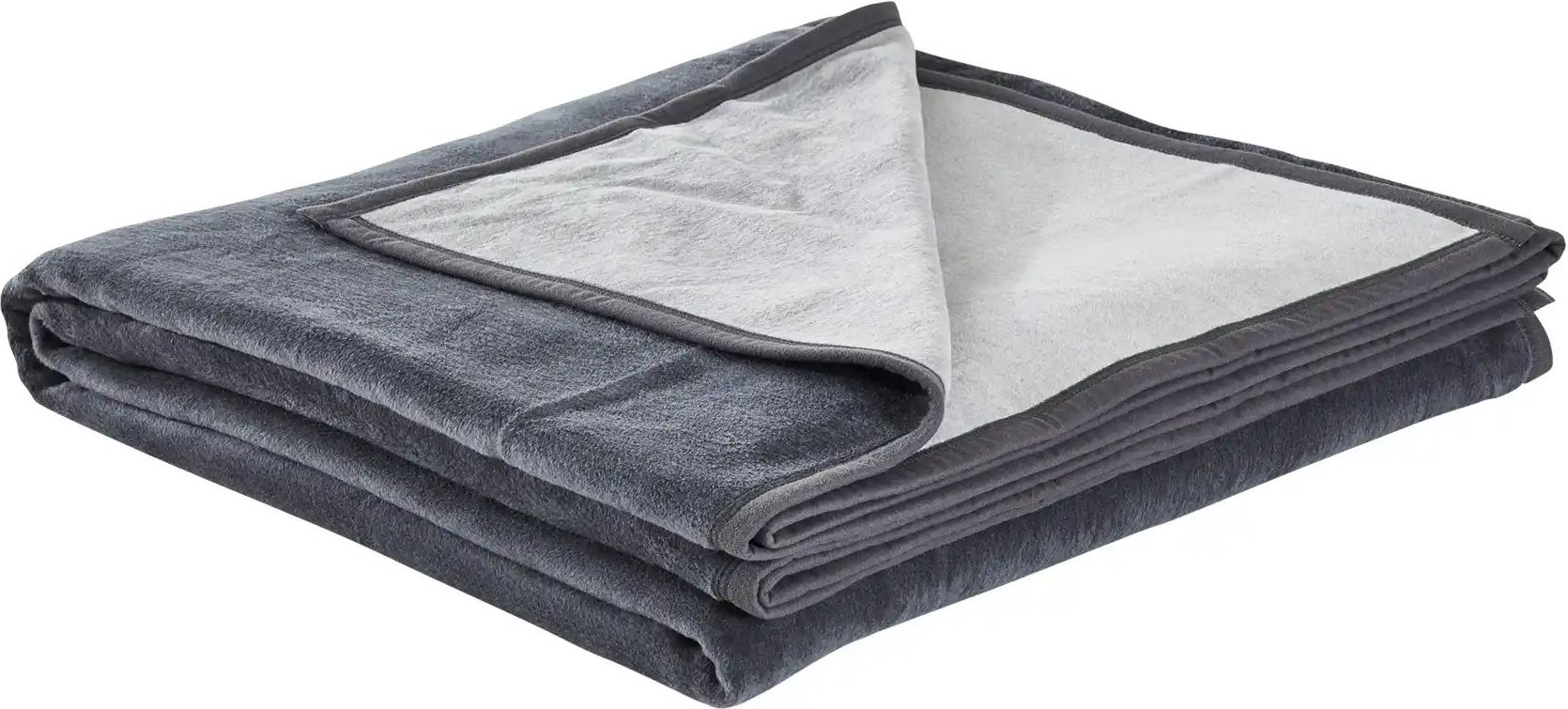 IBENA Überwurf Uni doubleface ¦ grau ¦ Maße (cm): B: 220 Dekokissen & Decken > Tagesdecken & Bettüberwürfe - Höffner