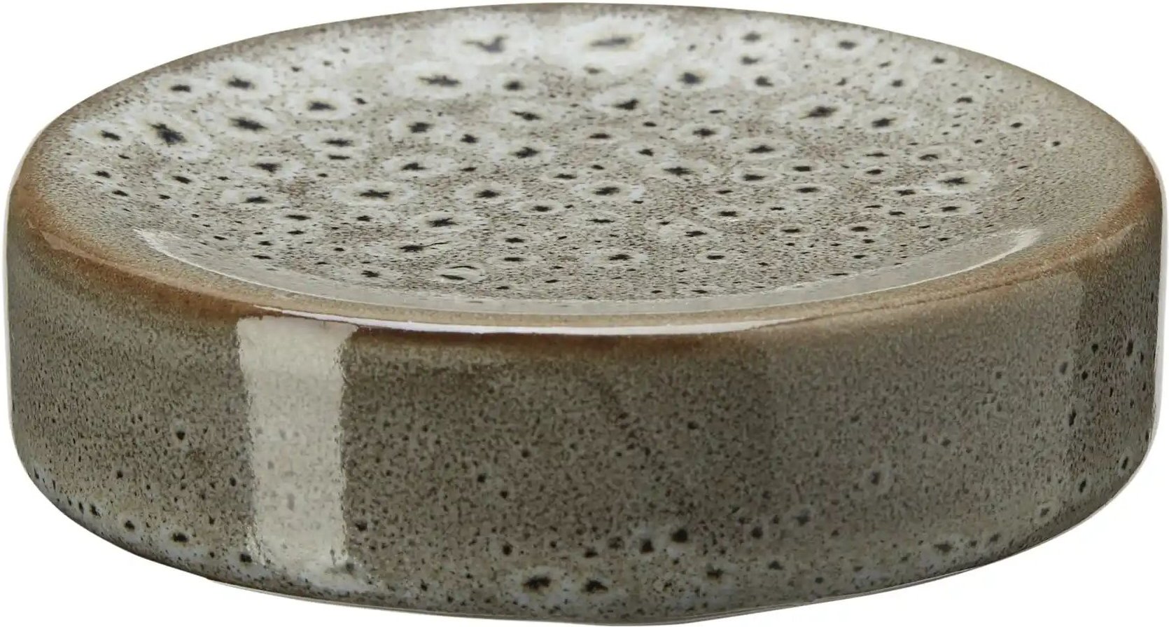 Seifenschale Oviedo für Gray & Jones ¦ grau ¦ Maße (cm): H: 2,5 Ø: 10 Badzubehör - Höffner