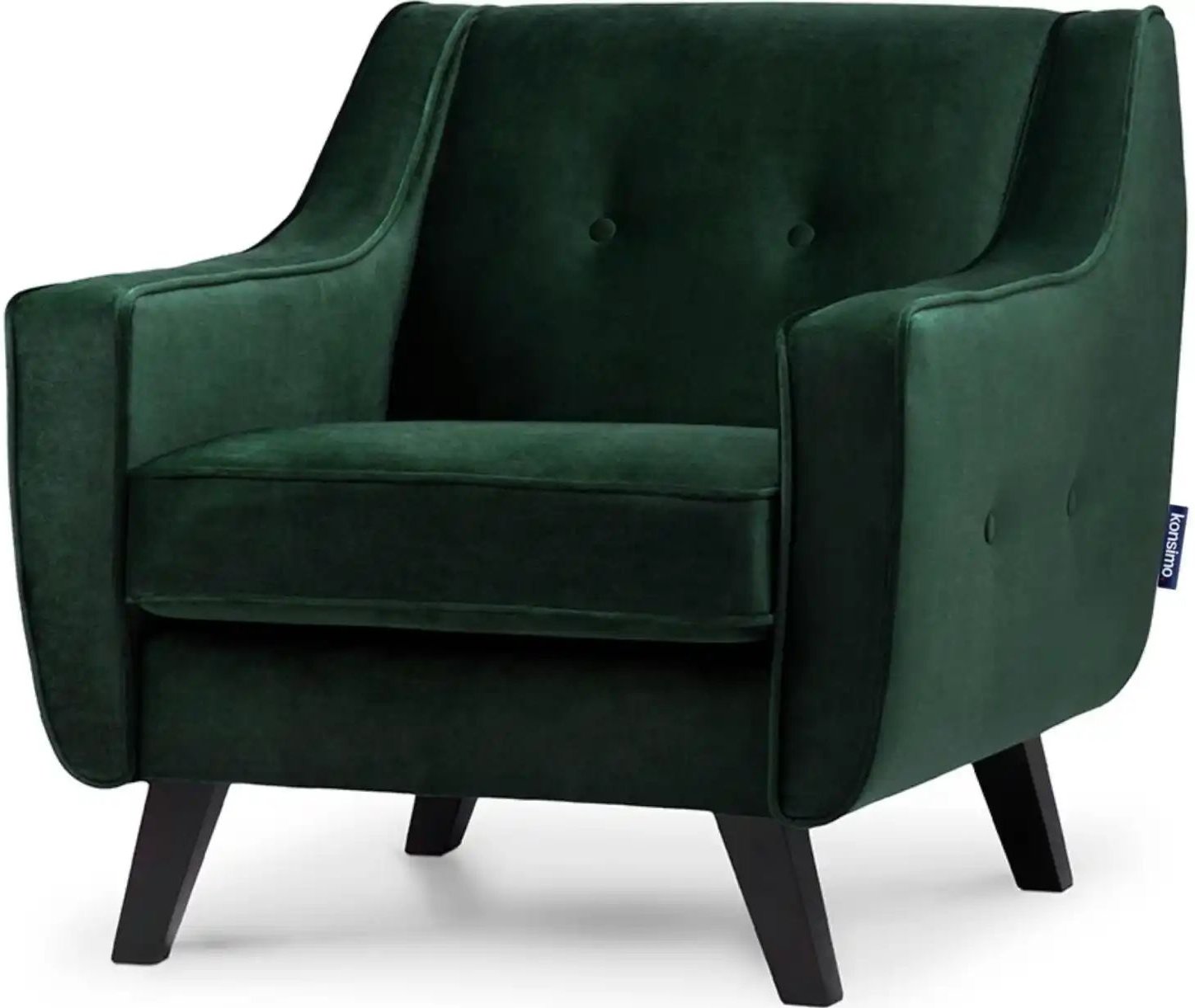 KONSIMO Sessel Terso ¦ grün ¦ Maße (cm): B: 84 H: 81 Polstermöbel > Sessel > Polstersessel - Höffner