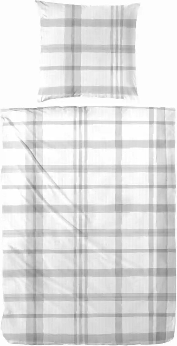 Bettwäsche-Set   ¦ grau ¦ Maße (cm): B: 135 H: 1 Bettwaren > Bettwäsche > Bettwäsche ganzjährig - Höffner