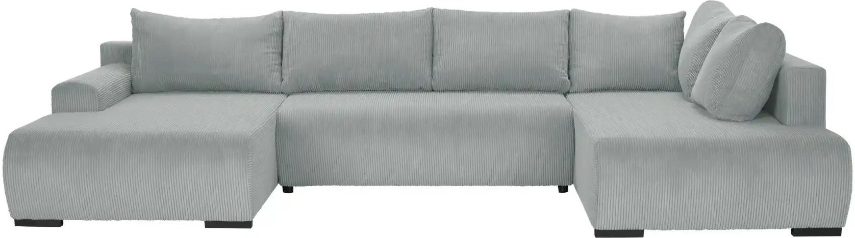 smart Wohnlandschaft Nelly ¦ grau ¦ Maße (cm): B: 345 H: 85 T: 202.0 Polstermöbel > Sofas > Schlafsofas - Höffner