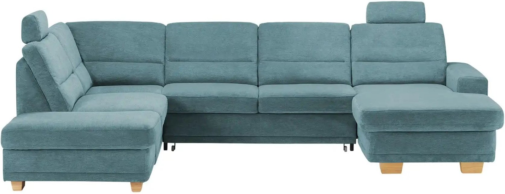 meinSofa Wohnlandschaft aus Mikrofaser Marc ¦ blau ¦ Maße (cm): B: 311 H: 85 T: 234.0 Polstermöbel > Sofas > Schlafsofas...