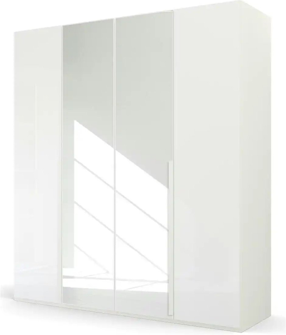 Drehtürenschrank Port Talbot ¦ weiß ¦ Maße (cm): B: 201 H: 223 Schränke > Kleiderschränke > Drehtürenschränke - Höffner