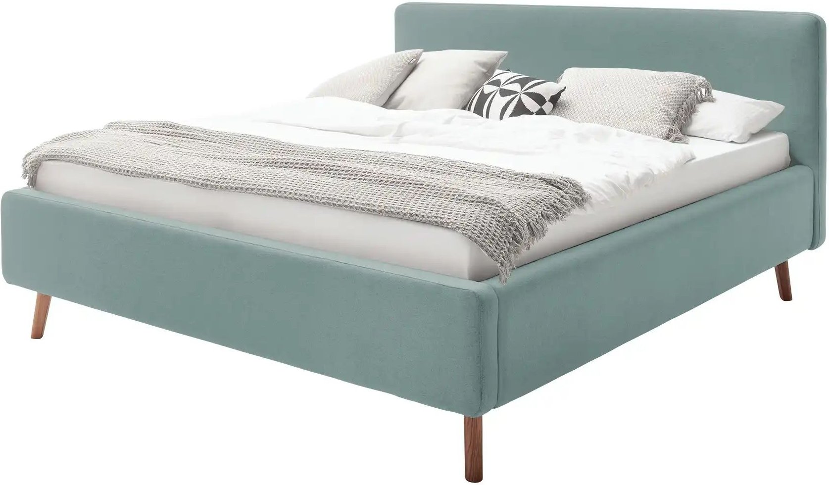 Thumbnail - Polsterbett 180x200 in eisblau Mattis ¦ blau ¦ Maße (cm): B: 201 H: 105 Betten > Komfortbetten - Höffner