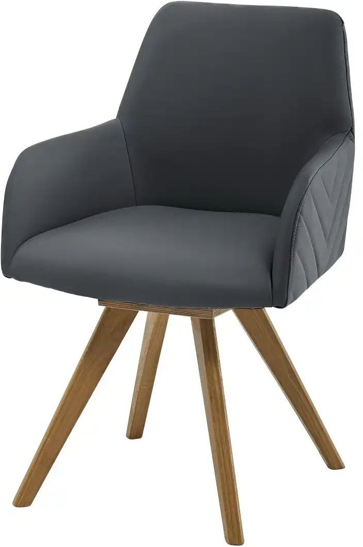 Woodford Esszimmerstuhl Delhi ¦ grau ¦ Maße (cm): B: 61 H: 88 T: 66.5 Stühle > Küchenstühle > Küchenstühle mit Armlehne...