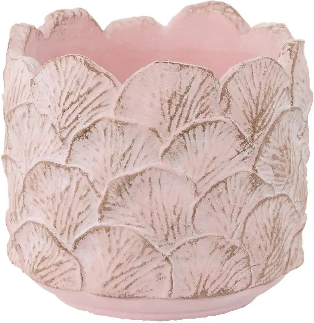 Übertopf ¦ rosa/pink ¦ Zement ¦ Maße (cm): B: 14 H: 13 Accessoires > Dekoartikel - Höffner