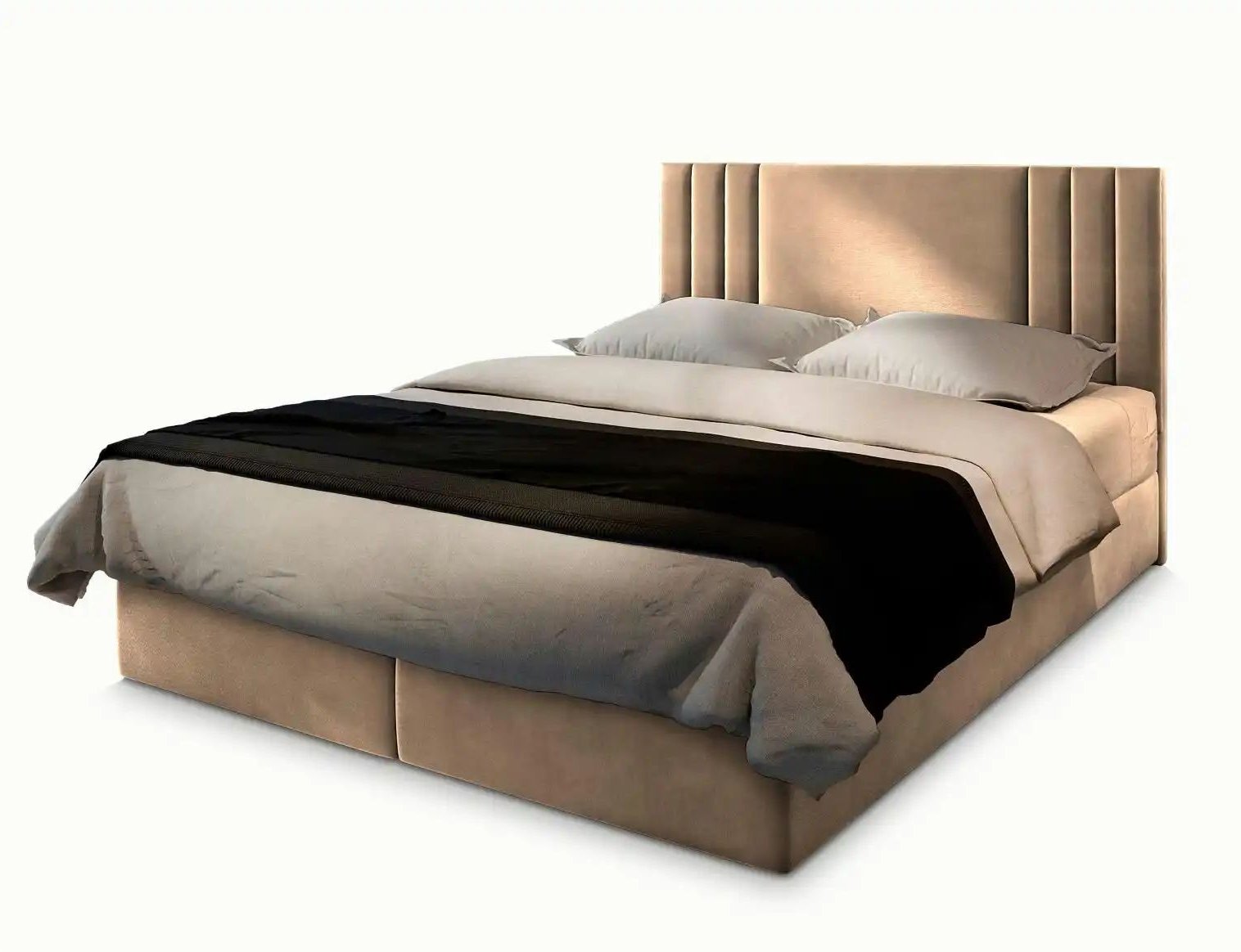 MASSENO Boxbett mit Bettkasten Bres ¦ beige ¦ Maße (cm): B: 180 H: 98 Betten > Polsterbetten - Höffner