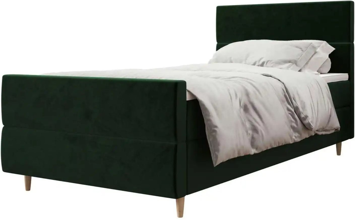 Boxbett mit Stauraum Flo Plus ¦ grün ¦ Maße (cm): B: 100 H: 114 Betten > Komfortbetten - Höffner