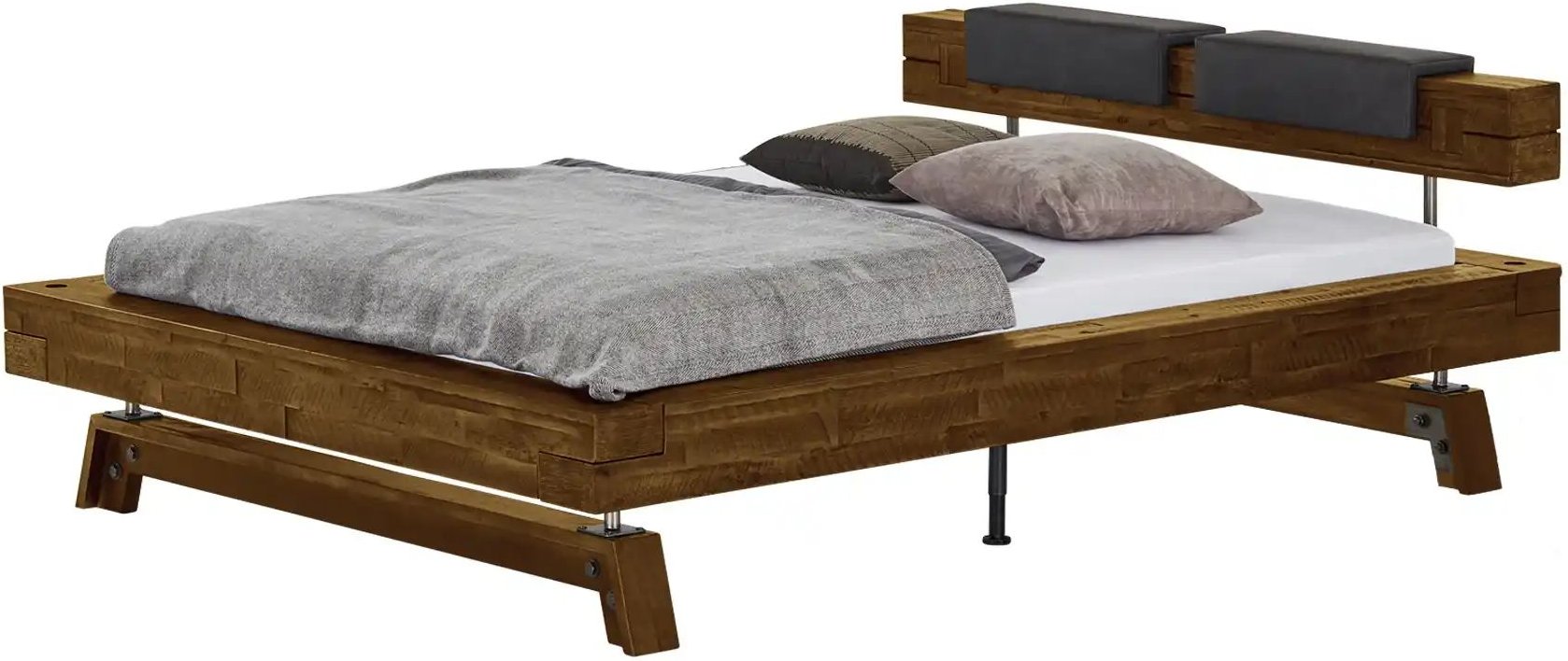 HASENA Massivholzbett Inca ¦ braun ¦ Maße (cm): B: 188 H: 74 Betten > Bettgestelle - Höffner