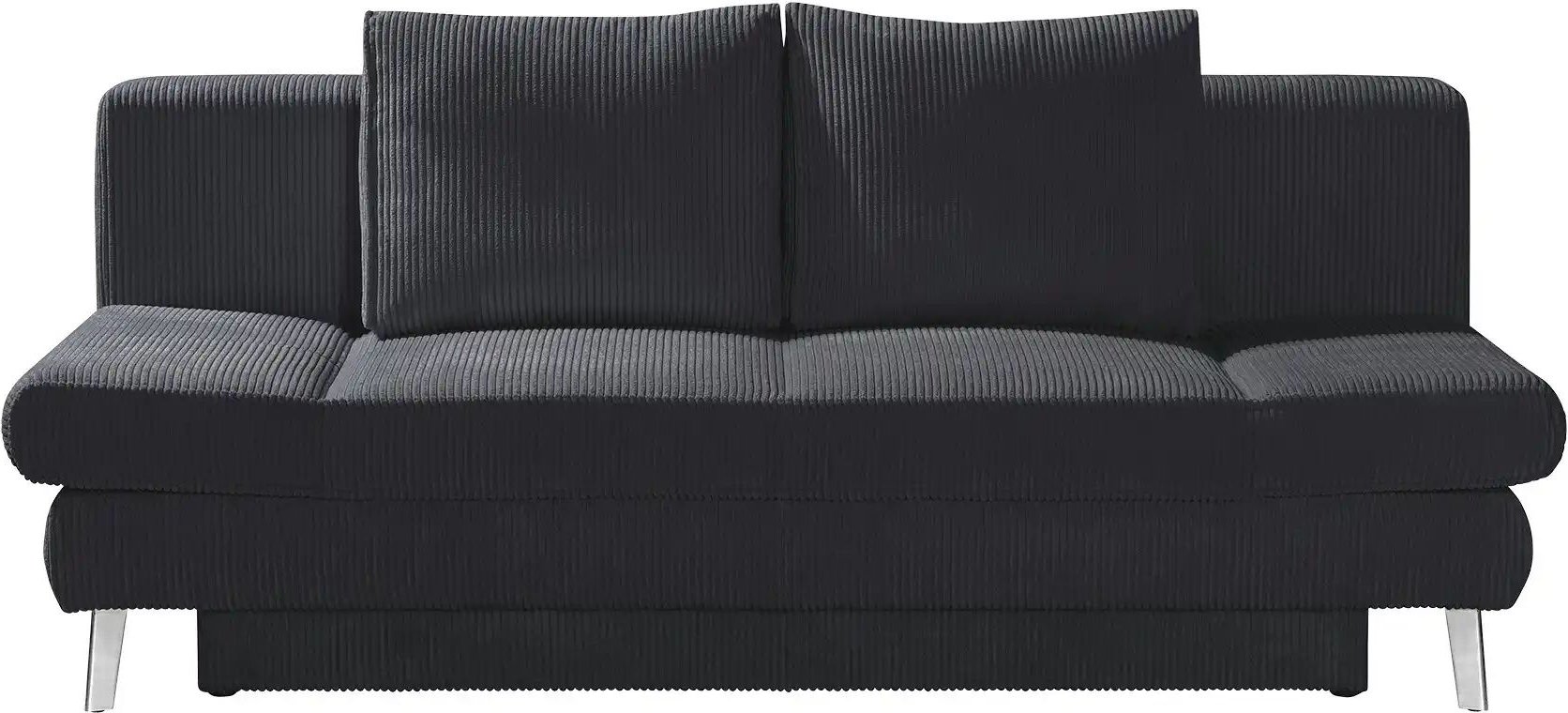 Thumbnail - Schlafsofa mit Bettkasten Sidney ¦ grau ¦ Maße (cm): B: 200 H: 85 T: 90.0 Polstermöbel > Sofas > 2-Sitzer - Höffner