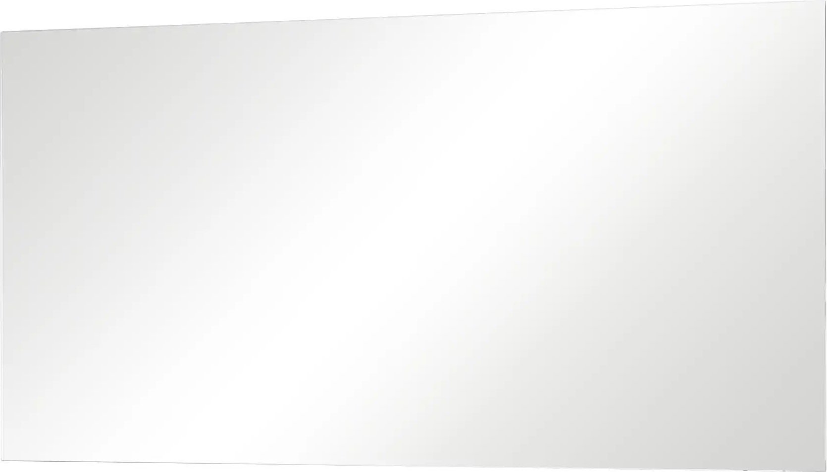 Wohnwert Spiegel 136 x 64 cm Helen ¦ verspiegelt ¦ Glas,Aluminium,Kunststoff ¦ Maße (cm): B: 136 H: 64 T: 3.0 Garderoben...