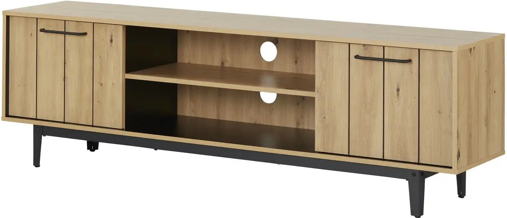 Thumbnail - TV-Lowboard Scalea ¦ holzfarben ¦ Maße (cm): B: 180 H: 55 T: 41.5 Kommoden & Sideboards > Lowboards - Höffner