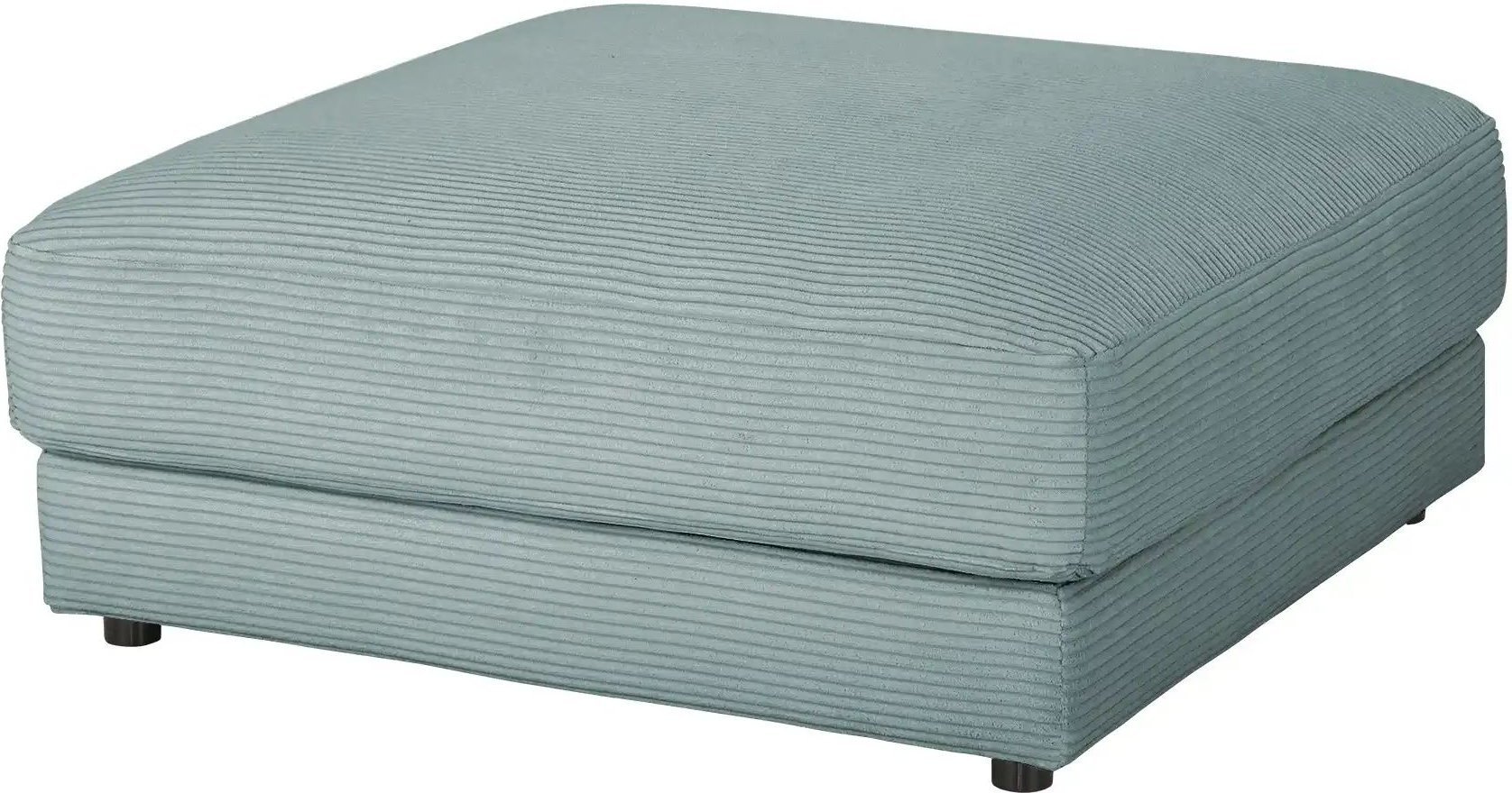Jette Home Hocker Cord Sila ¦ blau ¦ Maße (cm): B: 100 H: 43 T: 100.0 Polstermöbel > Hocker - Höffner