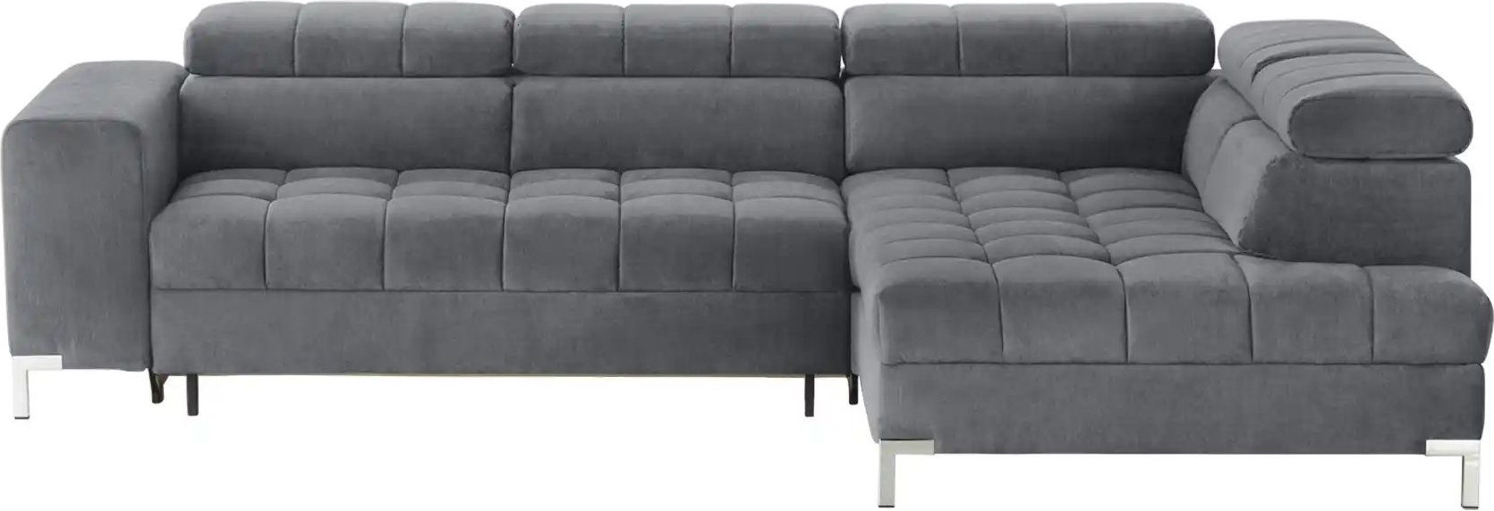 Ecksofa mit verstellbaren Kopfstützen Arte ¦ grau ¦ Maße (cm): B: 284 H: 97 T: 200.0 Polstermöbel > Sofas > Ecksofas - H...