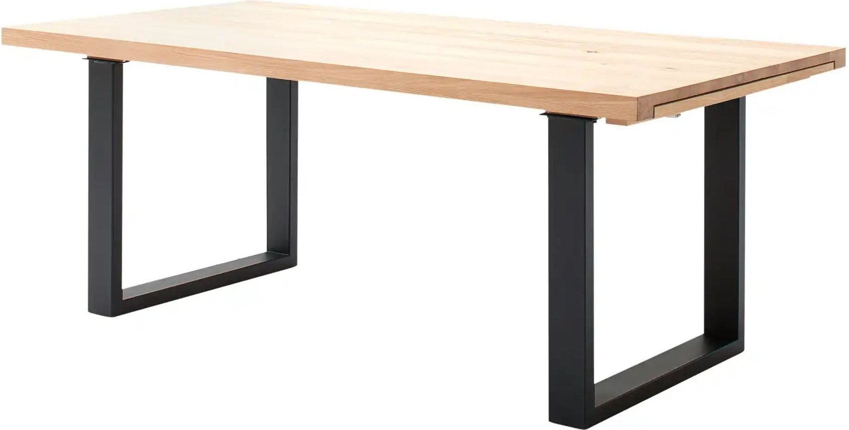 Woodford Kufentisch ausziehbar Aaron ¦ holzfarben ¦ Maße (cm): B: 100 H: 77 Tische > Esstische > Esstische massiv - Höff...