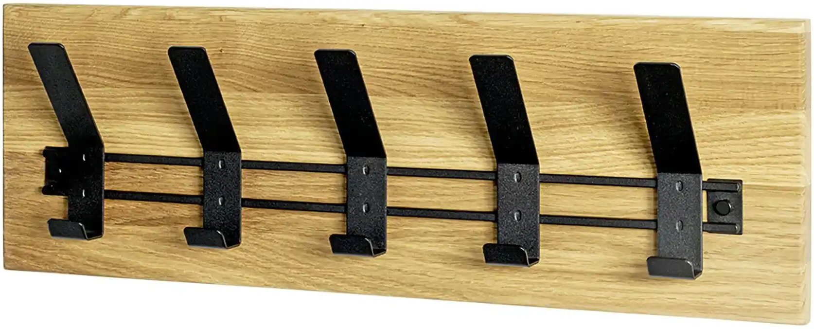 Garderobenleiste Sakura ¦ holzfarben ¦ Massivholz,Metall ¦ Maße (cm): B: 60 H: 20 T: 10.0 Garderoben & Kleiderstangen >...