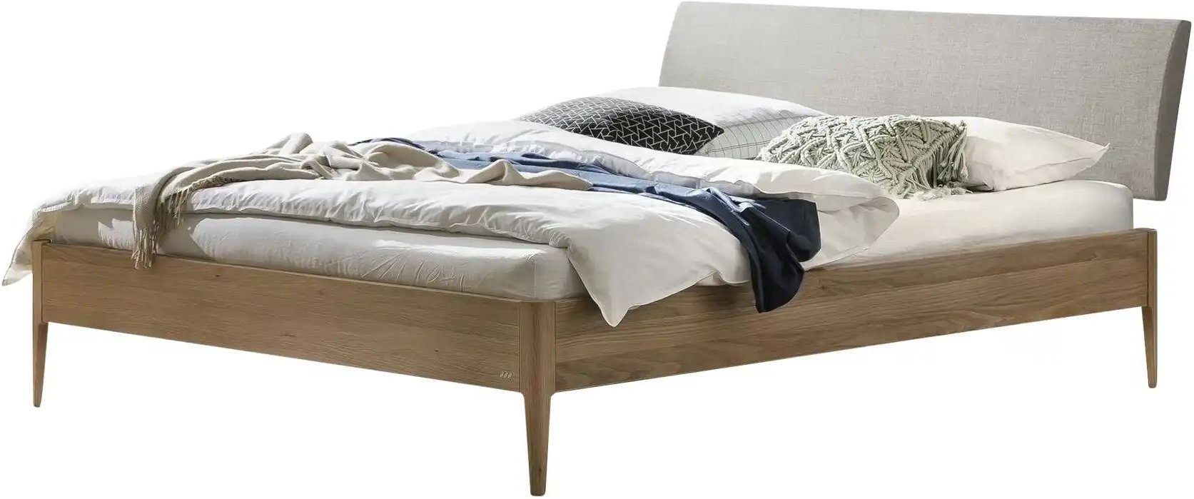HASENA Massivholzbett in Eiche Fanano ¦ holzfarben ¦ Maße (cm): B: 186 H: 87 Betten > Bettgestelle - Höffner