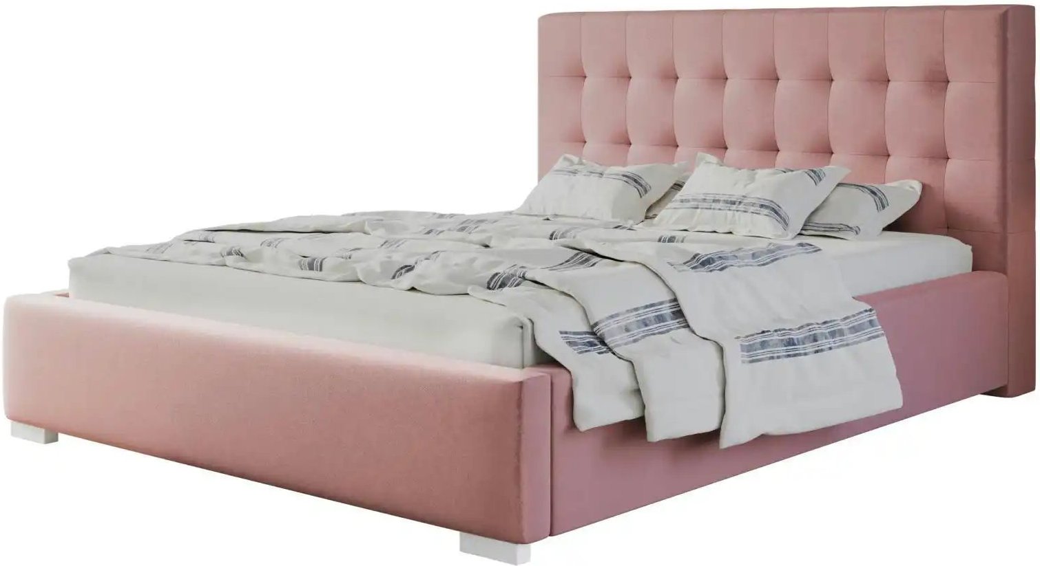 Polsterbett mit Stauraum Crawley ¦ rosa/pink ¦ Maße (cm): B: 160 H: 104 Betten > Polsterbetten - Höffner