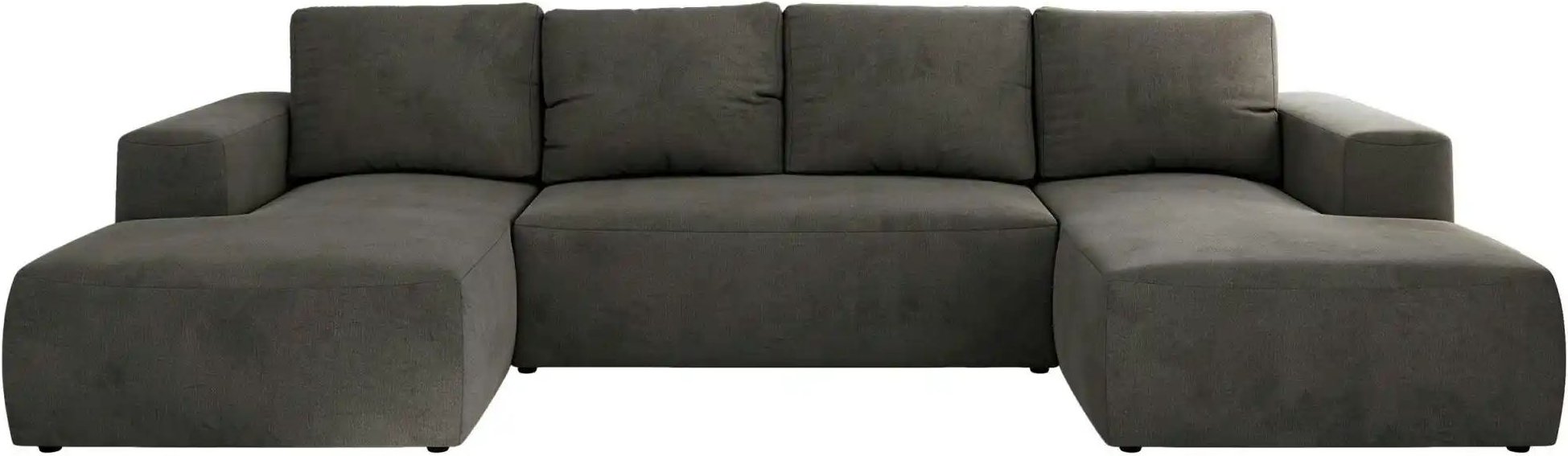 Wohnlandschaft mit Schlaffunktion Trentino ¦ grau ¦ Maße (cm): B: 334 H: 91 Polstermöbel > Sofas > Schlafsofas - Höffner